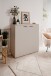 Schuhschrank >Satos< in samt - 100x110x34cm (BxHxT)