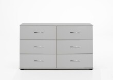 Schubkastenkommode >Anna< in WEISS - 130x83x41cm...