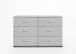 Schubkastenkommode >Anna< in WEISS - 130x83x41cm (BxHxT)