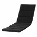 Liegenauflage >Stella< in anthrazit, 100% Polypropylen - 200x6x58cm (BxHxT)
