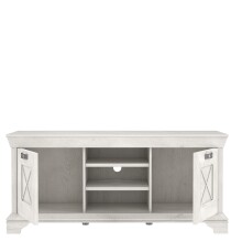 TV-Board >Kashmir < in weiß,beige - 147,4x66,3x48,2cm (BxHxT)