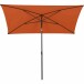 Sonnenschirm >City< in anthrazit, terracotta - 140x235x210 (BxHxT)