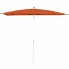 Sonnenschirm >City< in anthrazit, terracotta - 140x235x210 (BxHxT)
