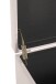 Sitztruhe >54945< in creme, MDF, Textilgewebe Cord - 58x42x39cm (BxHxT)