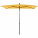 Sonnenschirm >City< in anthrazit, gelb - 140x235x210 (BxHxT)