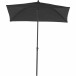 Balkonschirm >City< in anthrazit, grau - 160x226x100 (BxHxT)