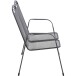 Gartenbank >Elda< in matt-anthrazit - 107,5x94x65 (BxHxT)