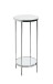 Blumentisch >52285< in chrom, Metall, Spiegel 5 mm - 66x28cm (HxD)