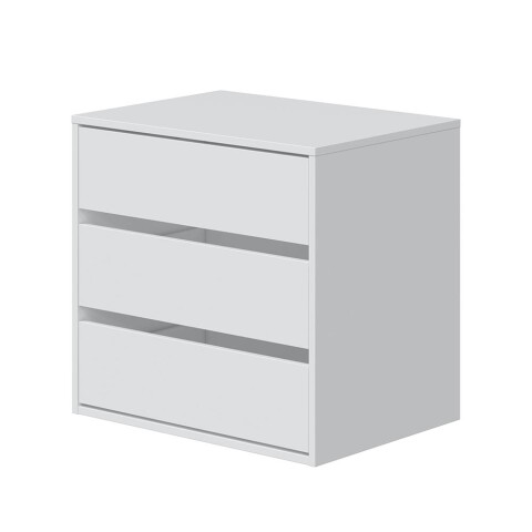 Schubkasteneinsatz >Arc< in Weiß - 60x57x44 (BxHxT)