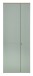 Schuhschrank >Bari< in Schilfgrün matt, MDF, Spannplatte - 78x202x38cm (BxHxT)