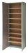 Schuhschrank >Bari< in Schilfgrün matt, MDF, Spannplatte - 78x202x38cm (BxHxT)