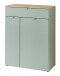 Schuhschrank >Bari< in Schilfgrün matt, MDF, Spannplatte - 78x103x38cm (BxHxT)