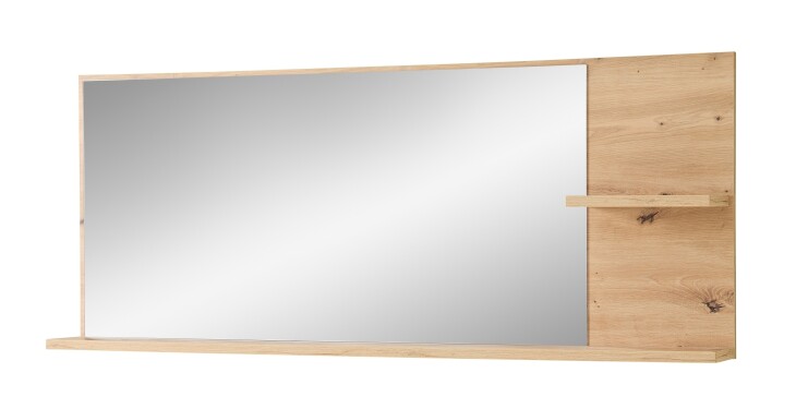 Garderobenspiegel >Bari< in Artisan Eiche Dekor, Spannplatte - 148x60x17cm (BxHxT)