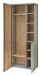 Garderoben-Set >Bari< in Schilfgrün matt, MDF, Spannplatte - 264x202x38 (BxHxT)