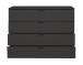 Kommode >Bonnie< in anthrazit matt lack - 119x87x45cm (BxHxT)