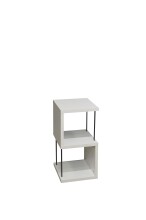 Regal >Sticks< in weiß matt lack - 33x65x33cm...