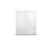 Schwebetürenschrank >Aurelia< in weiß Hochglanz - 175x210x59 (BxHxT)