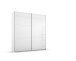 Schwebetürenschrank >Aurelia< in weiß Hochglanz - 175x210x59 (BxHxT)