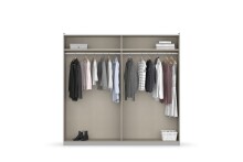 Schwebetürenschrank >Aurelia< in weiß...