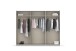 Schwebetürenschrank >Aurelia< in weiß Hochglanz - 261x210x59 (BxHxT)