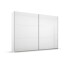 Schwebetürenschrank >Aurelia< in weiß Hochglanz - 261x210x59 (BxHxT)