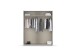 Schwebetürenschrank >Aurelia< in grau-metallic/ Eiche Artisan Dekor, B/H/T: 175/210/59 cm