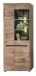 Stauraumvitrine >Bellano< in Viking Oak Dekor - 80x202x38 (BxHxT)