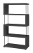 Regal >Sticks< in anthrazit matt lack - 66x126x33cm (BxHxT)