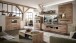 Wandboard >Bellano< in Viking Oak Dekor, Spannplatte - 185x25x22cm (BxHxT)