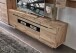 Wohnwand >Bellano< in Viking Oak Dekor, MDF, Spannplatte - 309x185x44cm (BxHxT)