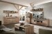 Wohnwand >Bellano< in Viking Oak Dekor, MDF, Spannplatte - 309x185x44cm (BxHxT)