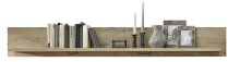 Wohnwand >Bellano< in Viking Oak Dekor, MDF, Spannplatte - 299x202x44cm (BxHxT)