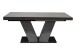 Kulissentisch >Komfort 2< ausziehbar bis 260cm, in graphit  - 160/260x76x90cm (BxHxT)
