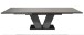 Kulissentisch >Komfort 2< ausziehbar bis 260cm, in graphit  - 160/260x76x90cm (BxHxT)