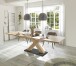 Kulissentisch >Komfort 2< in asteiche  - 180x76x90cm (BxHxT)