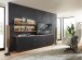 Lowboard >Core< in schwarz supermatt Dekor, MDF, Spannplatte - 240x77x44 (BxHxT)