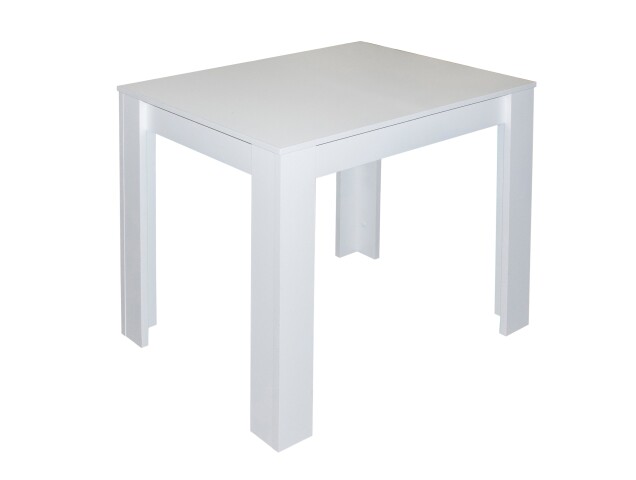 Esstisch >Pit< in weiß matt - 80x75x60cm (BxHxT)