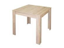 Esstisch >Pit< in eiche sägerau - 80x75x80cm...