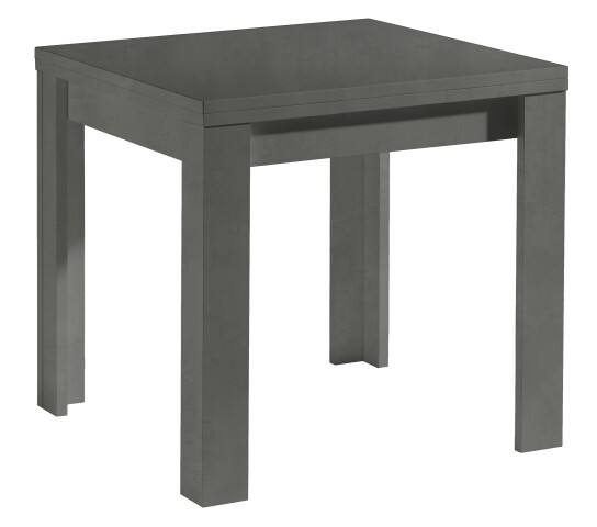 Kulissentisch >Monzi< (ausziehbar) in graphit - 80x78x80cm (BxHxT)