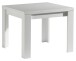 Kulissentisch >Monzi< ausziehbar bis 136cm in weiß matt - 80/136x78x60cm (BxHxT)