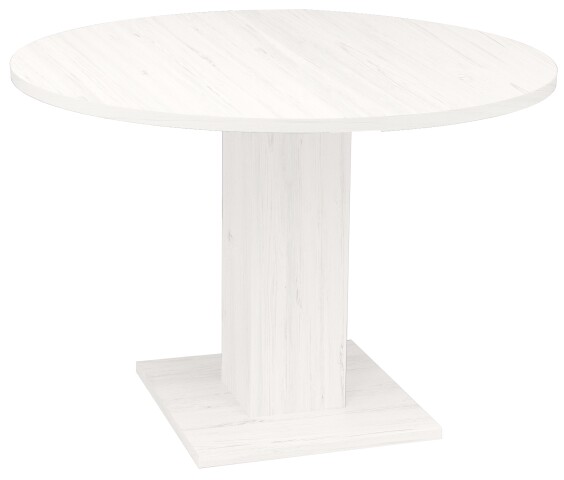 Säulen-Esstisch >Tap< (ausziehbar bis 150cm) in pino aurelio - 110(150)x76x110cm (BxHxT)