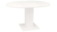 Säulen-Esstisch >Tap< (ausziehbar bis 130cm) in pino aurelio - 90(130)x76x90cm (BxHxT)