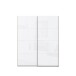 Schwebetürenschrank >Starlet Plus< in Weiß/ Weiß Glanz, 170,3x209,7x61,2cm B/H/T