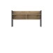 Schreibtischaufsatz >Modultrick< in Grau/ Artisan Eiche Dekor, 109,6x60x25,8cm B/H/T
