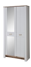 Schuhschrank >Dijon< in Ashgrey Dekor, MDF,...
