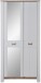 Schuhschrank >Dijon< in Ashgrey Dekor, MDF, Spannplatte - 98x201x38cm (BxHxT)