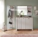 Garderobenspiegel >Dijon< in Ashgrey Dekor, MDF, Spannplatte - 130x80x17 (BxHxT)