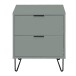 Nachtkommode >Bonnie< in pine green matt lack - 51x60x45cm (BxHxT)