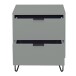 Nachtkommode >Bonnie< in pine green matt lack - 51x60x45cm (BxHxT)
