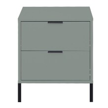 Nachtkommode >Bonnie< in pine green matt lack -...